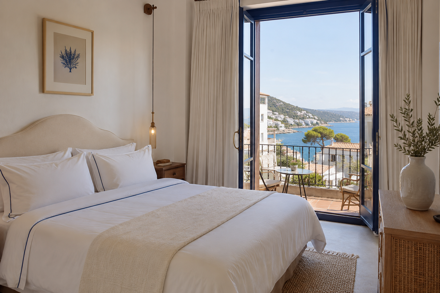 Ropa de cama de verano para habitación de invitados y casas de vacaciones en España